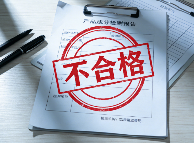 成分不合格如何整改？