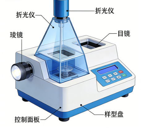 折光仪主要由哪些部件组成